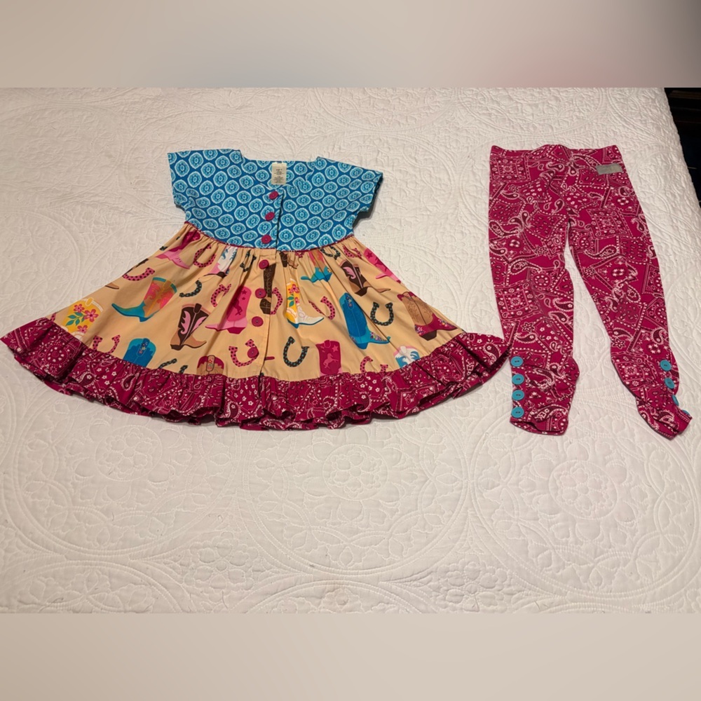 Eleanor Rose Rodeo Western Set - Picture 1 of 7